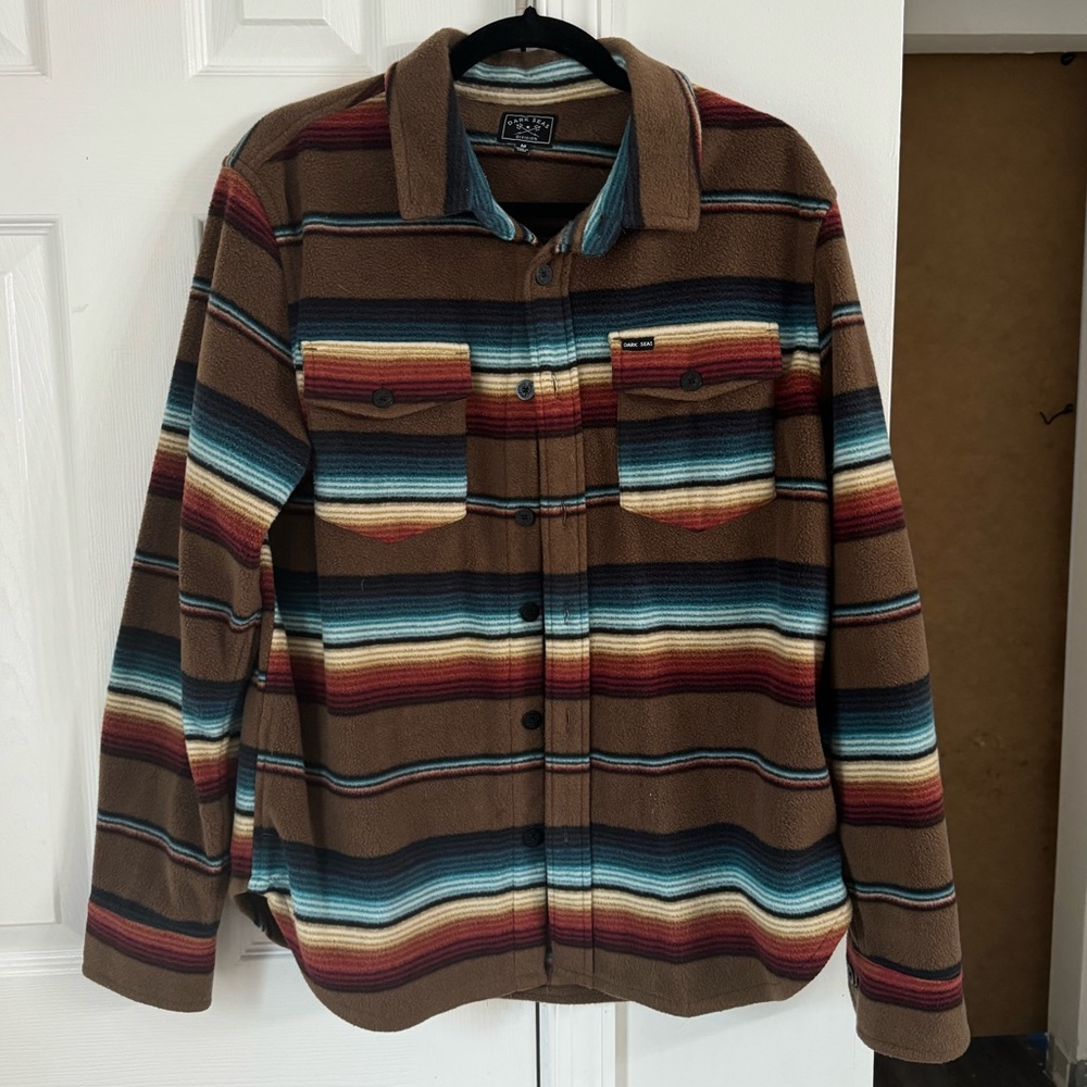 Dark Seas Division Fleece Button Down